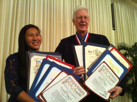 Vietnamese-American girl honoured in US